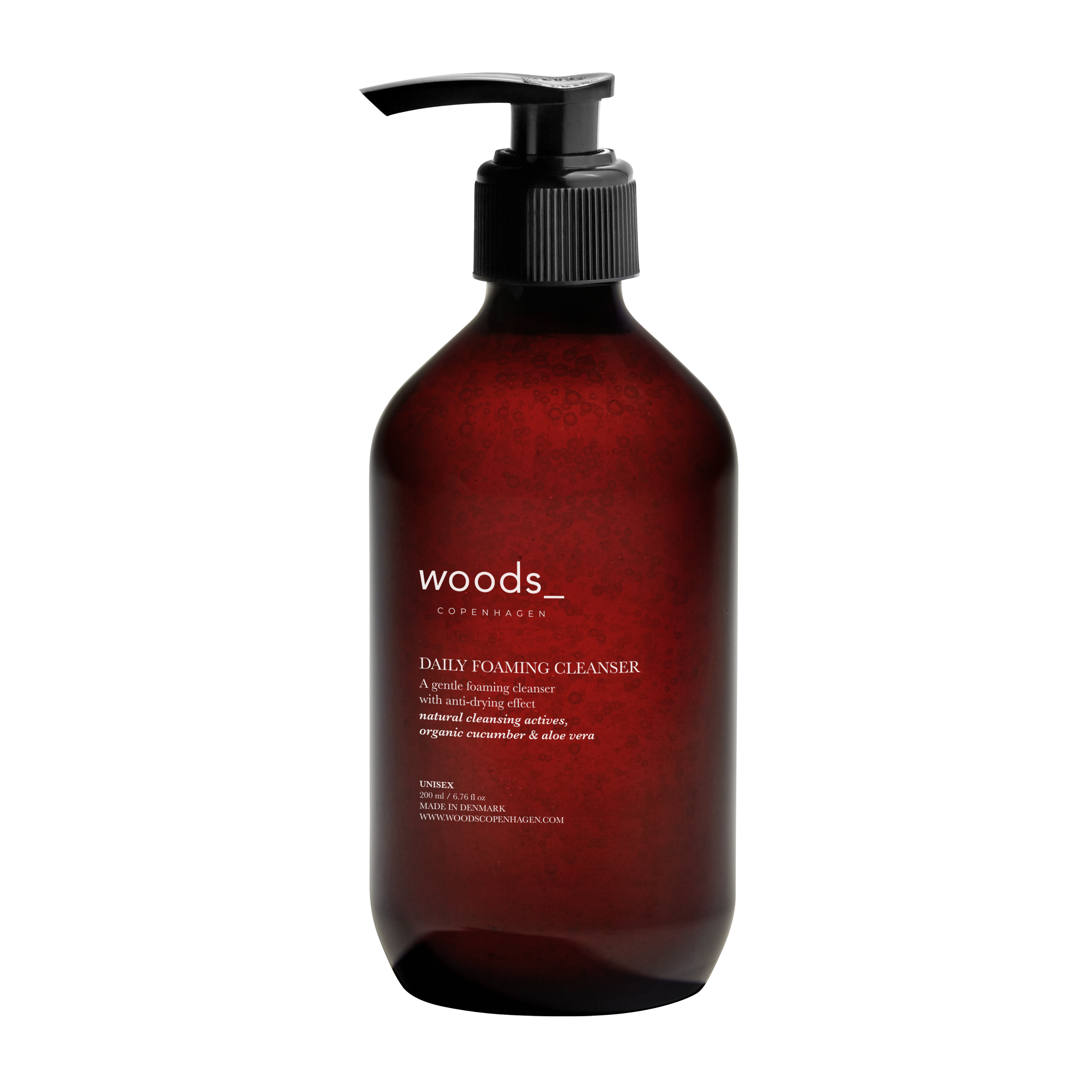 Woods Daily Foaming cleanser - 200 ml. - Bahne